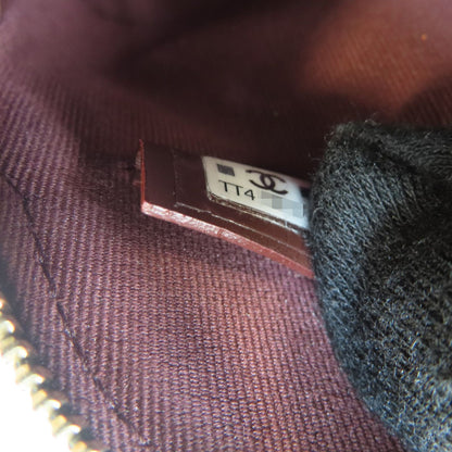 Chanel Classic Clutch With Chain Shoulder Bag Black Quilted Caviar