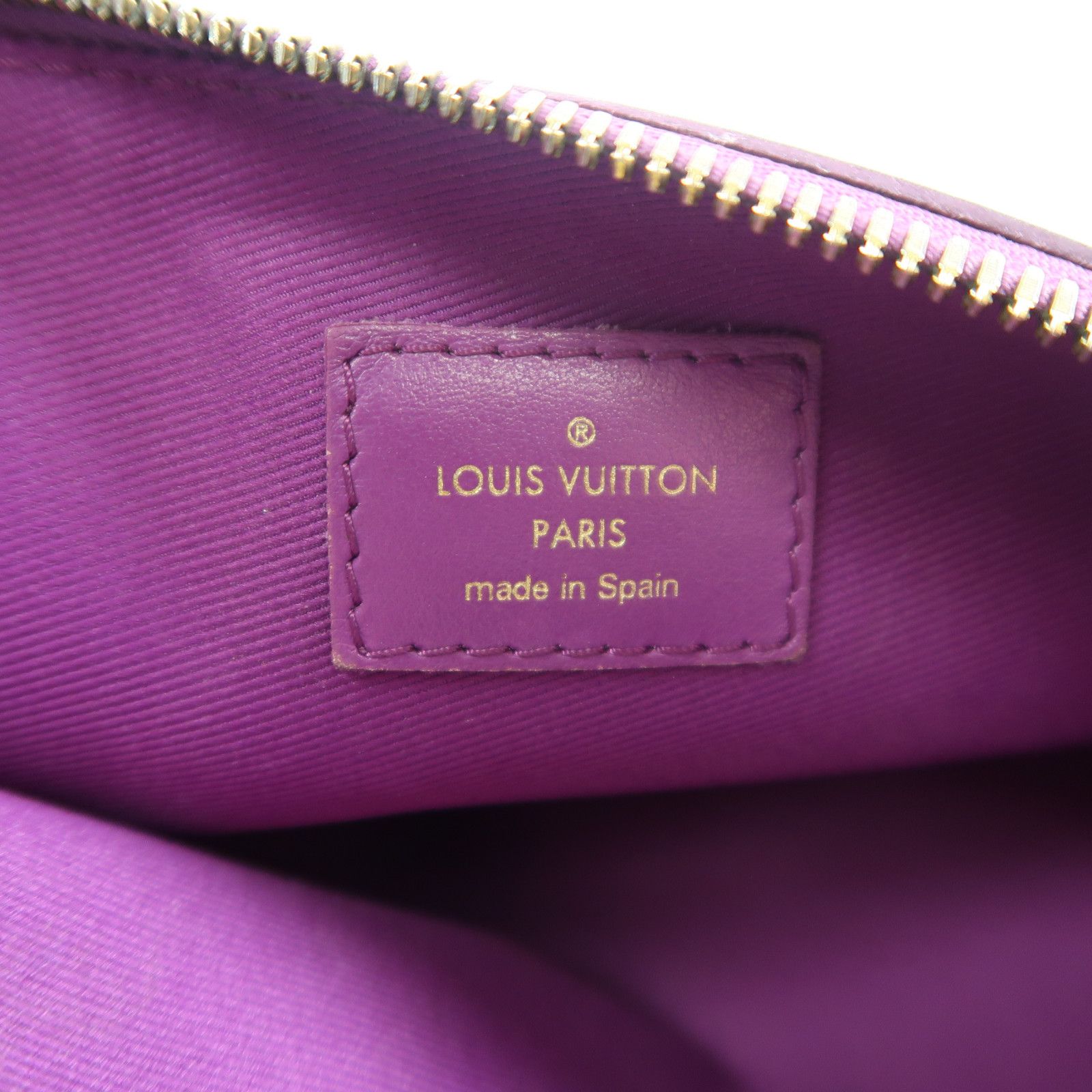 Louis Vuitton Monogram D.flat Shoulder Gold/purple Brown Purple Brown/purple Shoulder Bag M 446