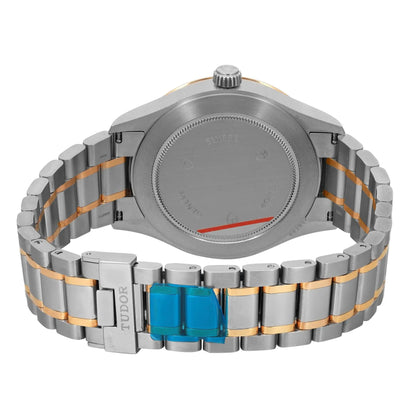 Tudor Style 41mm Gold Steel Silver Dial Men Automatic Watch 12703-0002