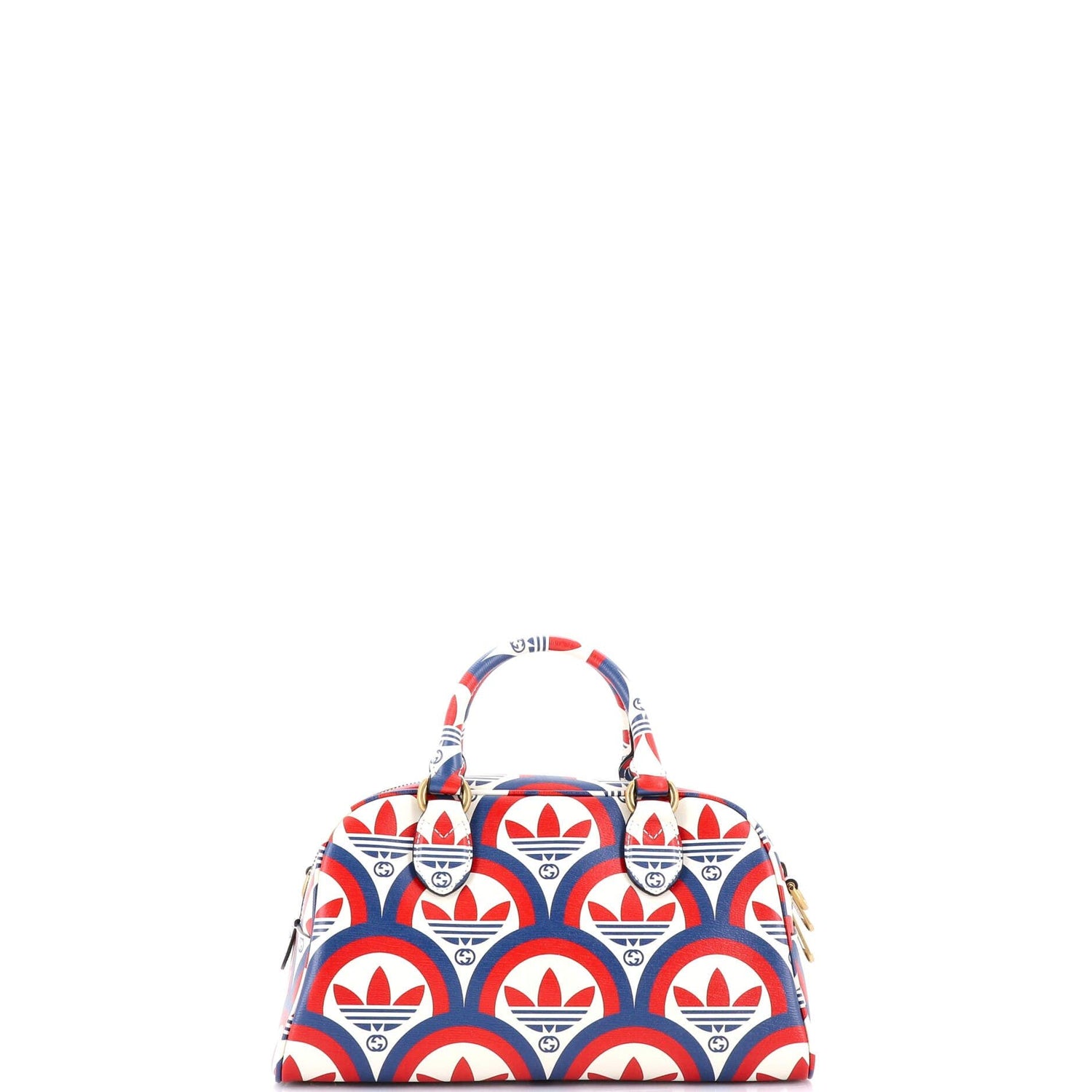 Gucci X Adidas Duffle Bag Printed Leather Mini