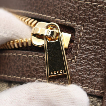 Gucci Ophidia Gg Supreme Small Shoulder Bag Beige Multicolor Pvc Coated Canvas 517080