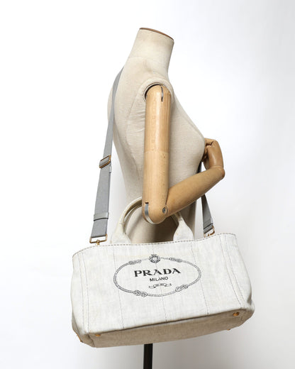 Prada Medium Canapa Tote Bag