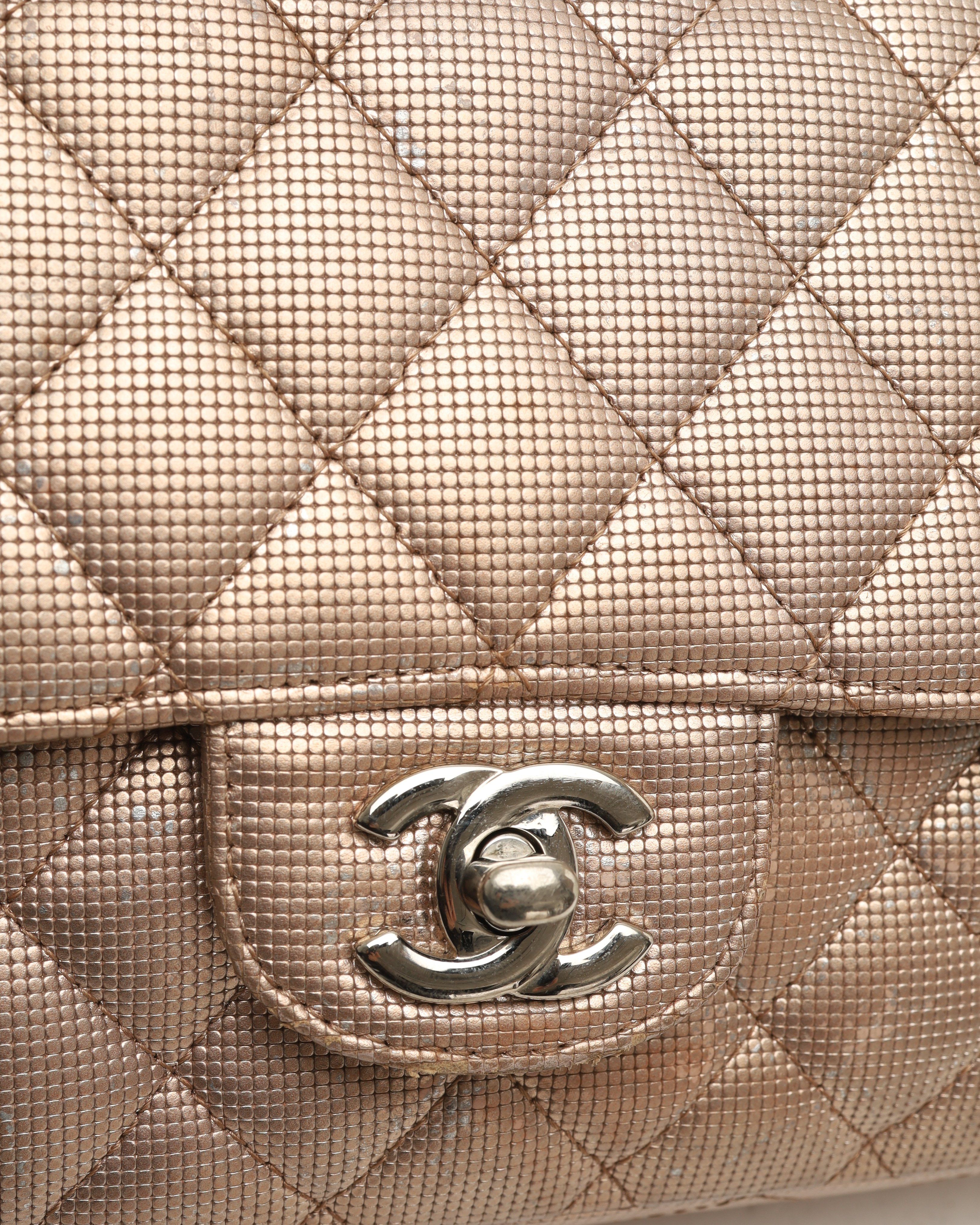 Chanel Classic Metallic Pixel Double Flap Bag
