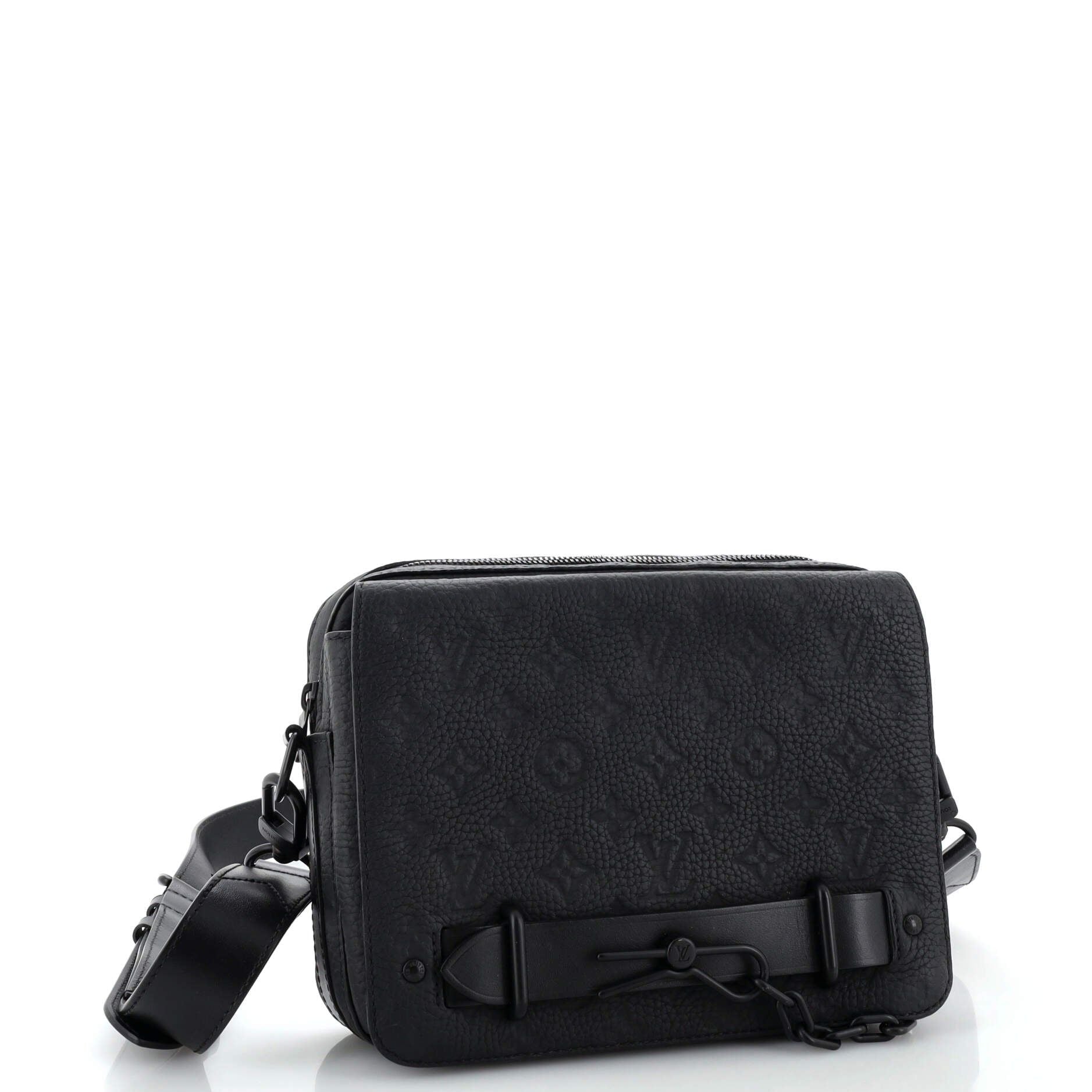 Louis Vuitton Steamer Messenger Bag Monogram Taurillon Leather
