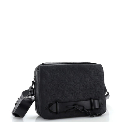 Louis Vuitton Steamer Messenger Bag Monogram Taurillon Leather