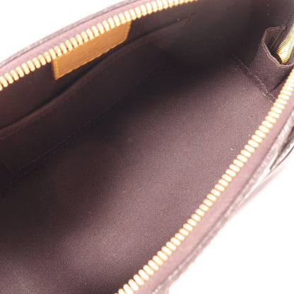 Louis Vuitton Vernis Alma Bb Handmade Shoulder Bag Red Amarante 2way Shoulder Bag M 91678