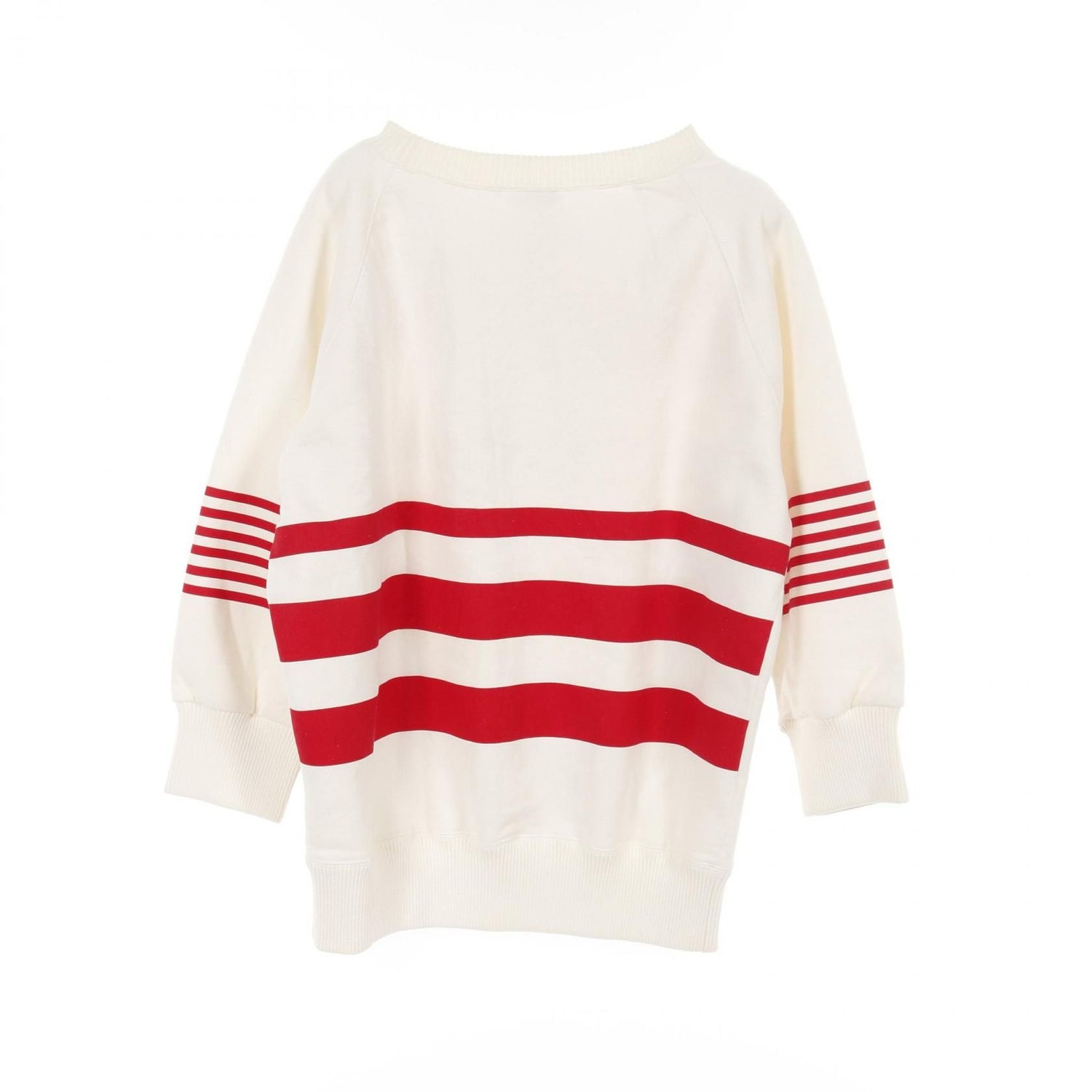 Chanel White Multicolor Mademoiselle Sweat Cotton Acrylic P 18590v 10779