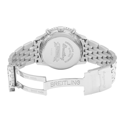 Breitling Navitimer Montbrilliant 38mm Steel Black Dial Mens Watch A41330