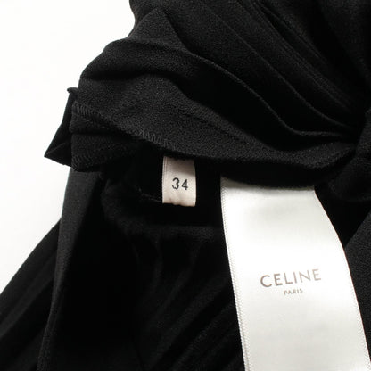 Celine Pants Black Rayon Acetate 2p 005865c
