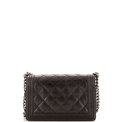 Chanel Stitch Boy Flap Bag Quilted Calfskin New Medium
