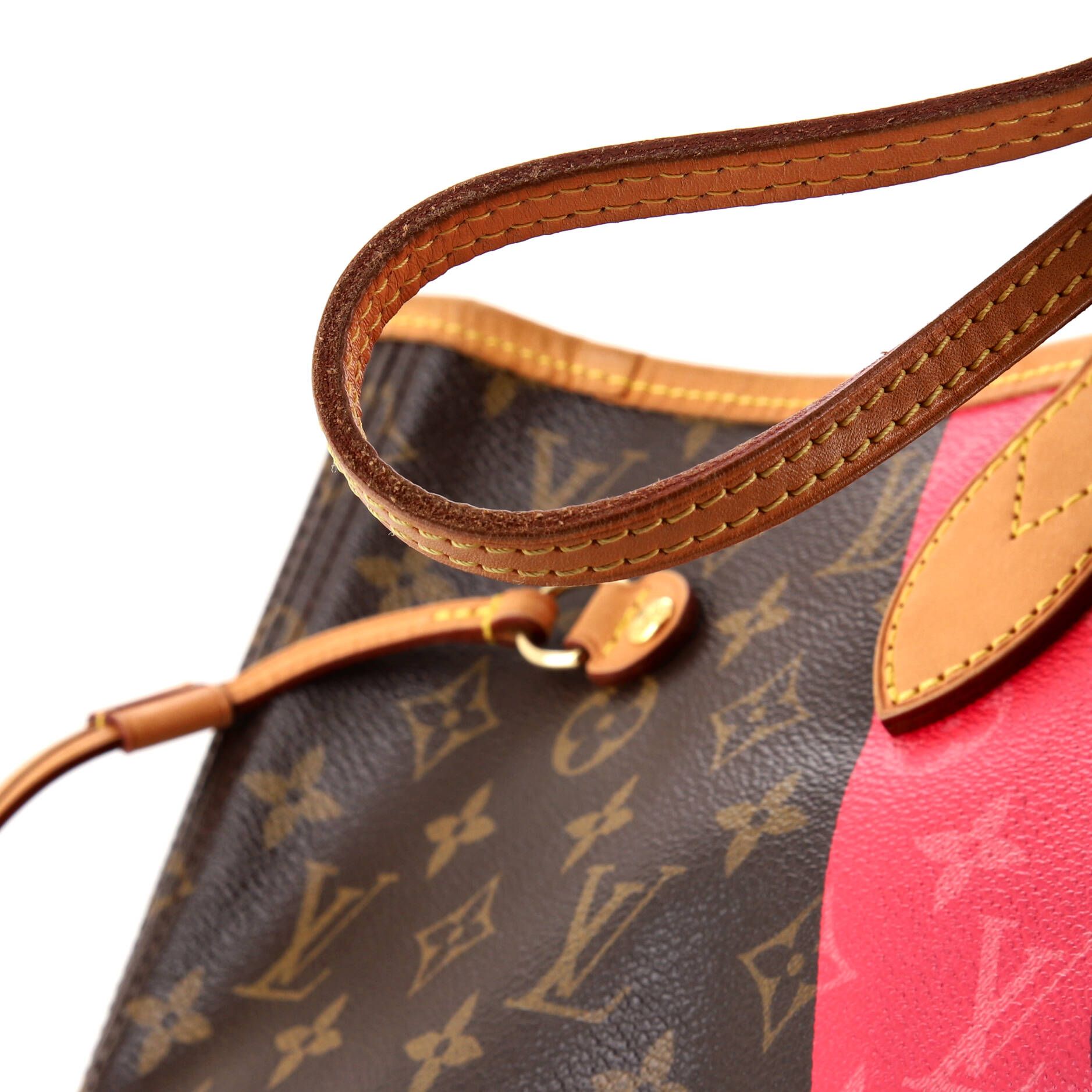 Louis Vuitton Neverfull Nm Tote Limited Edition Cities V Monogram Canvas Mm