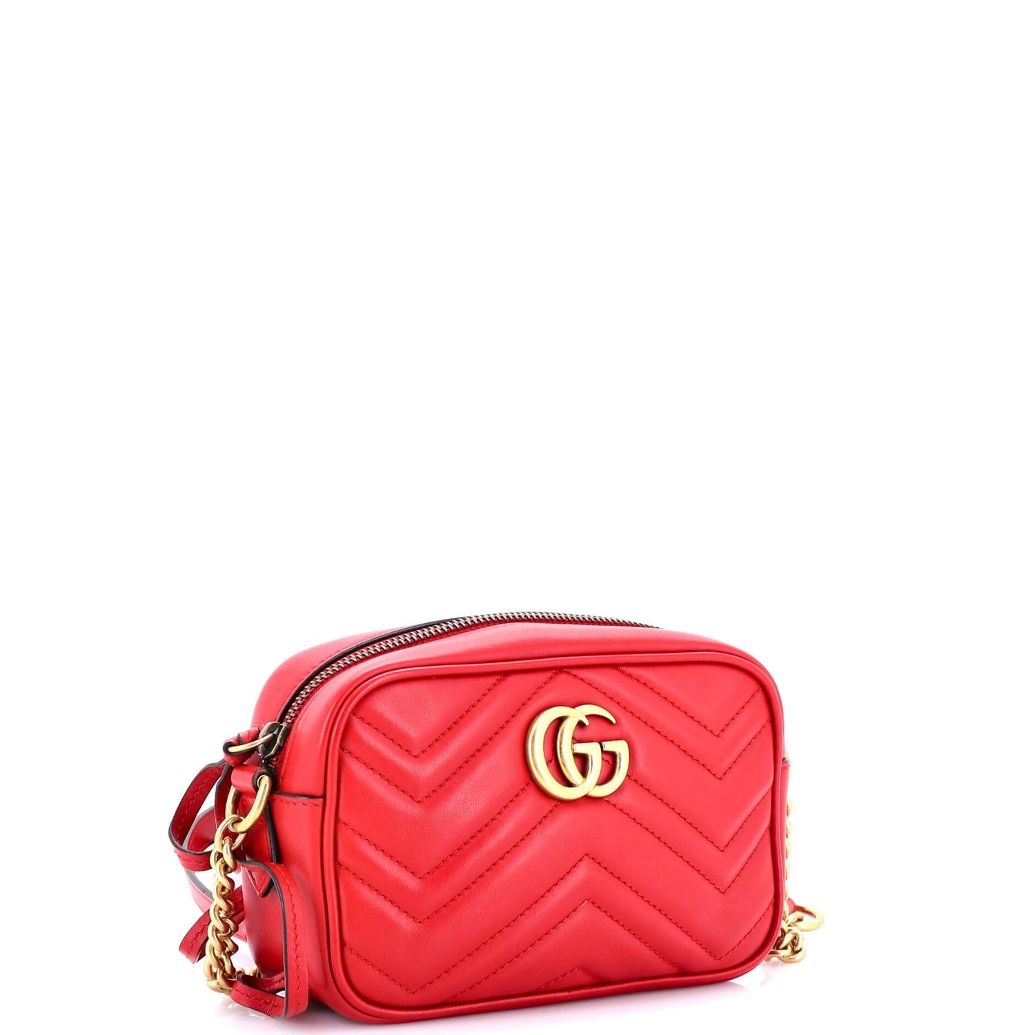 Gucci GG Marmont Shoulder Bag Matelasse Leather Mini