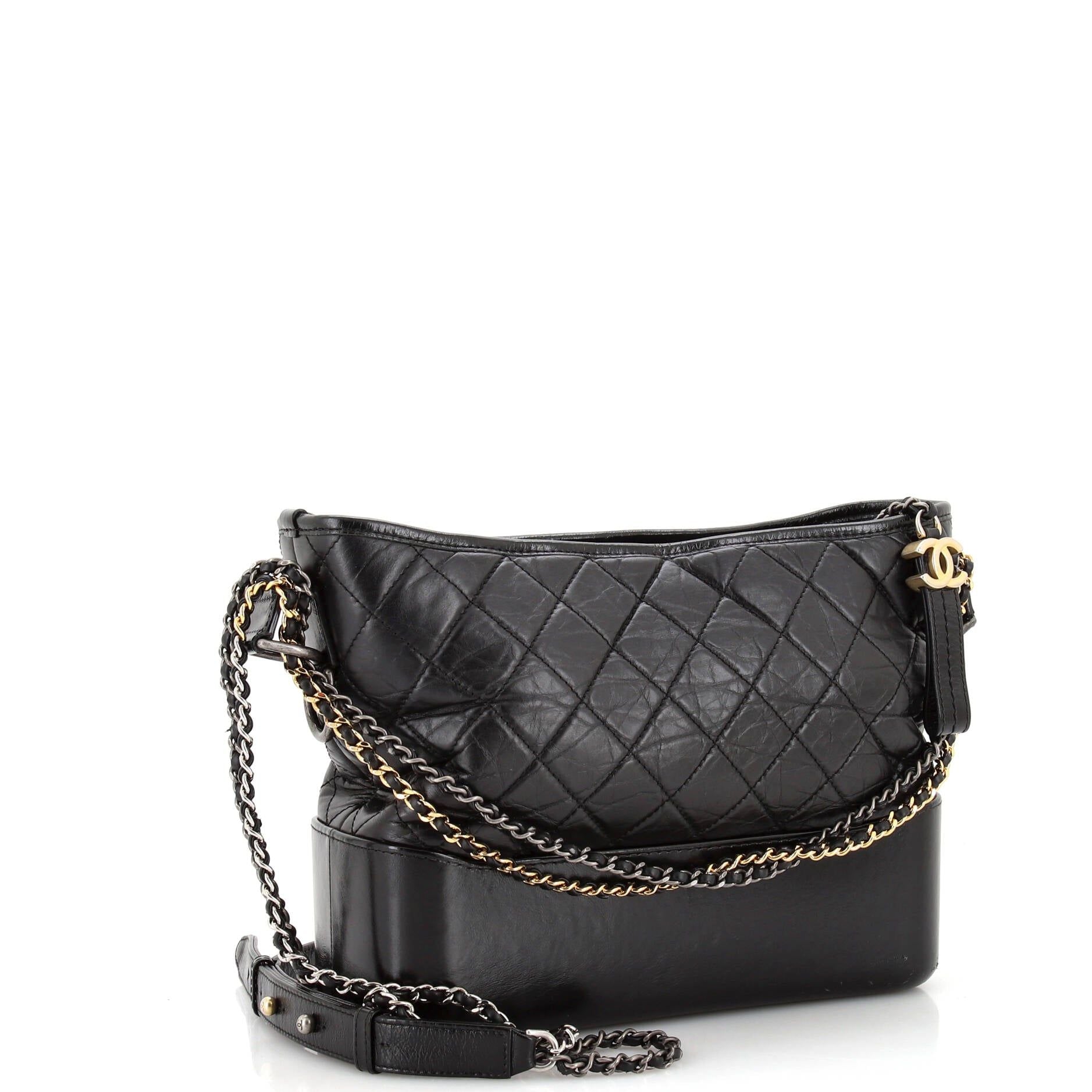 Chanel Gabrielle Hobo Quilted Aged Calfskin Medium