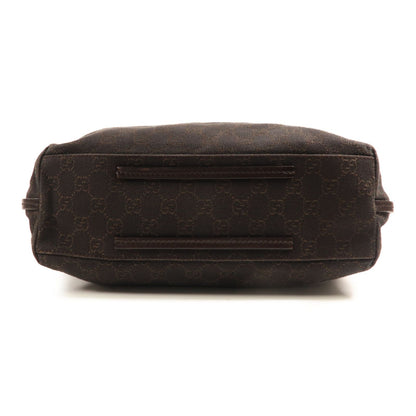 Gucci Canvas Shoulder Bag Brown Canvas 101841