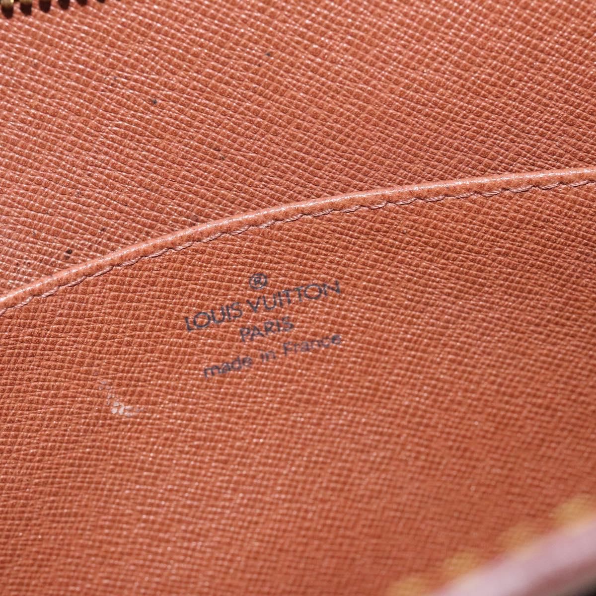 Louis Vuitton Epi Pochette Homme Clutch Bag Zipangu Gold M 52528 Lv Auth