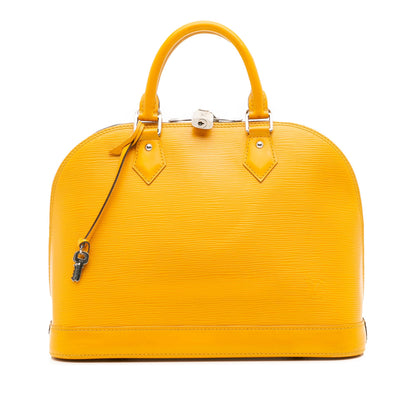 Louis Vuitton Epi Alma PM Yellow