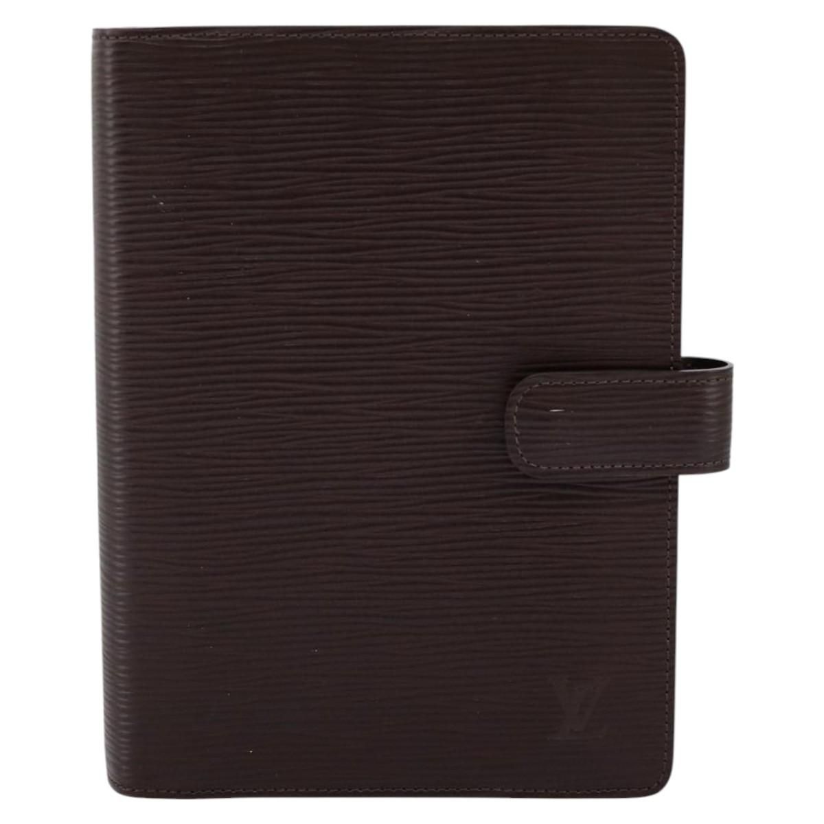 Louis Vuitton Epi Agenda Mm Day Planner Cover Mocha R 2004d Lv Auth