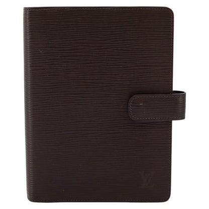 Louis Vuitton Epi Agenda Mm Day Planner Cover Mocha R 2004d Lv Auth