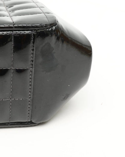 Chanel CC Patent Chocolate Bar Bag