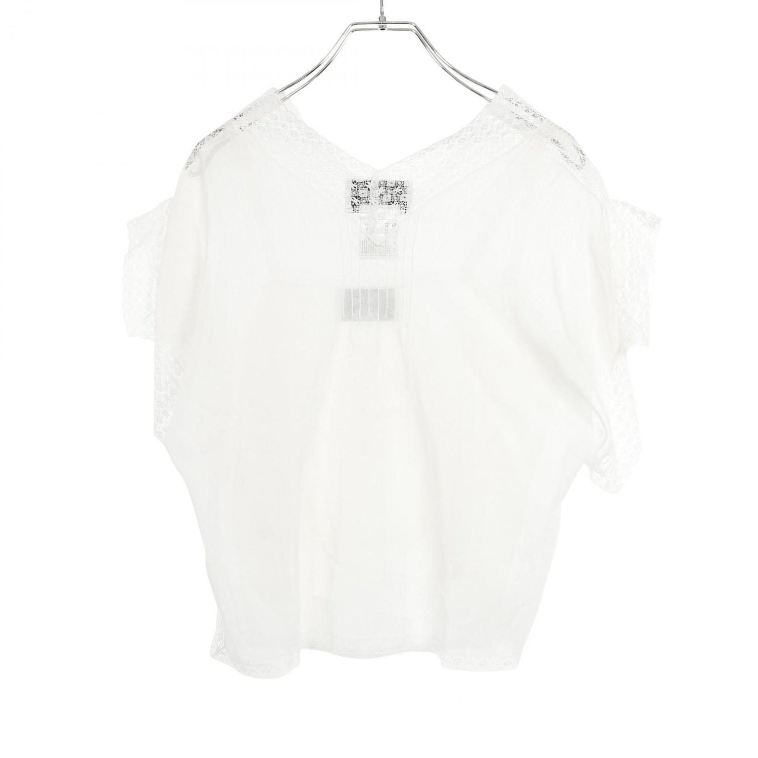 Chanel Beige Coco Mark Blouse Cotton P 17796w 02793