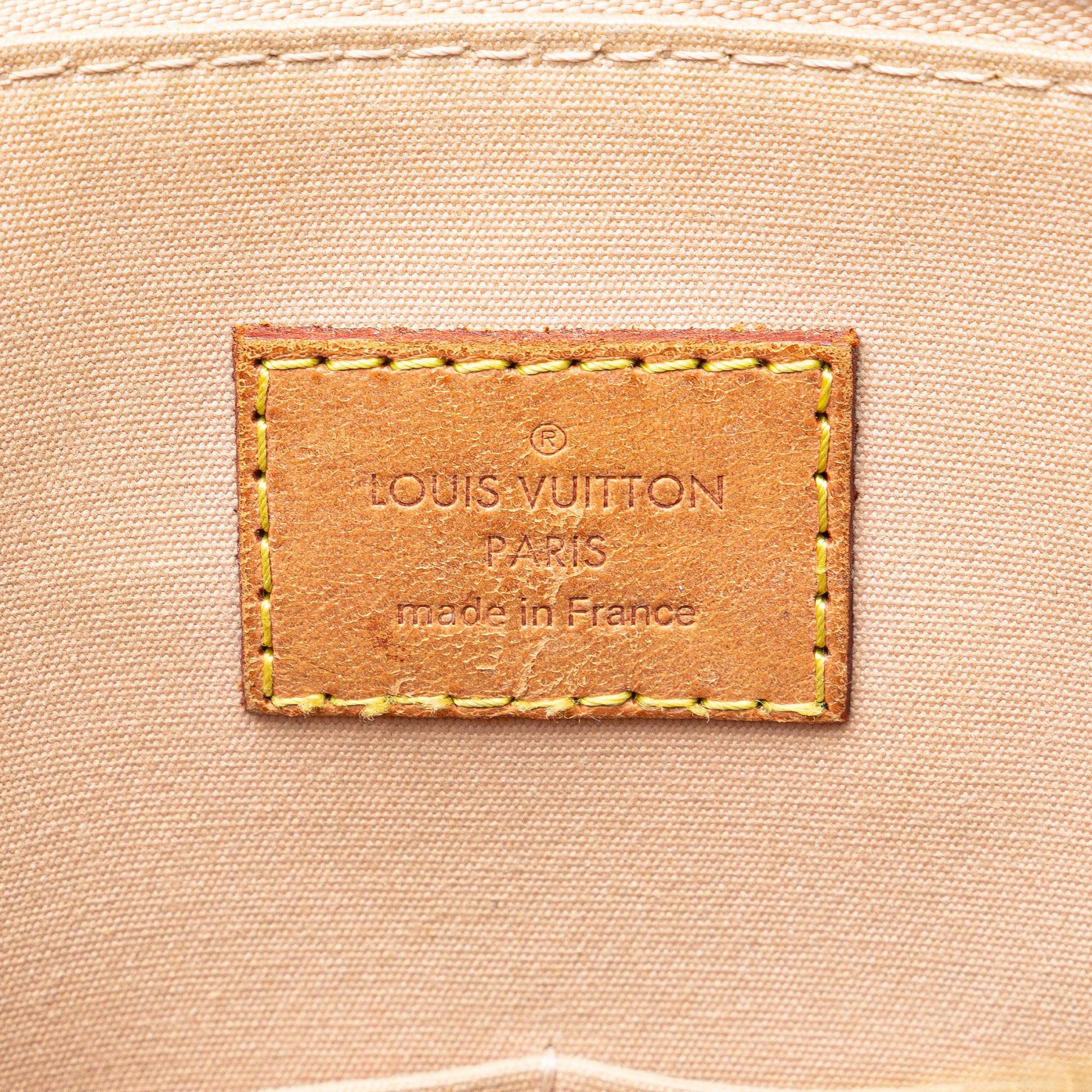 Louis Vuitton Monogram Vernis Alma PM Brown