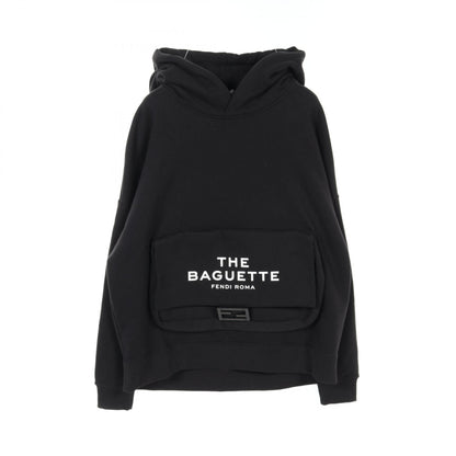 Fendi X Marc Jacobs Ff Baguette Hoodie Fy 1218ax 2h Cotton Black Mens M