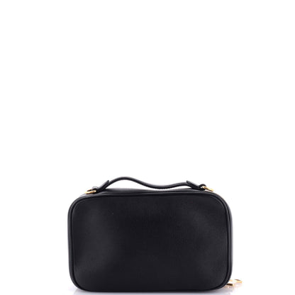 Louis Vuitton Utility Crossbody Bag Calfskin With Embossed Monogram Detail