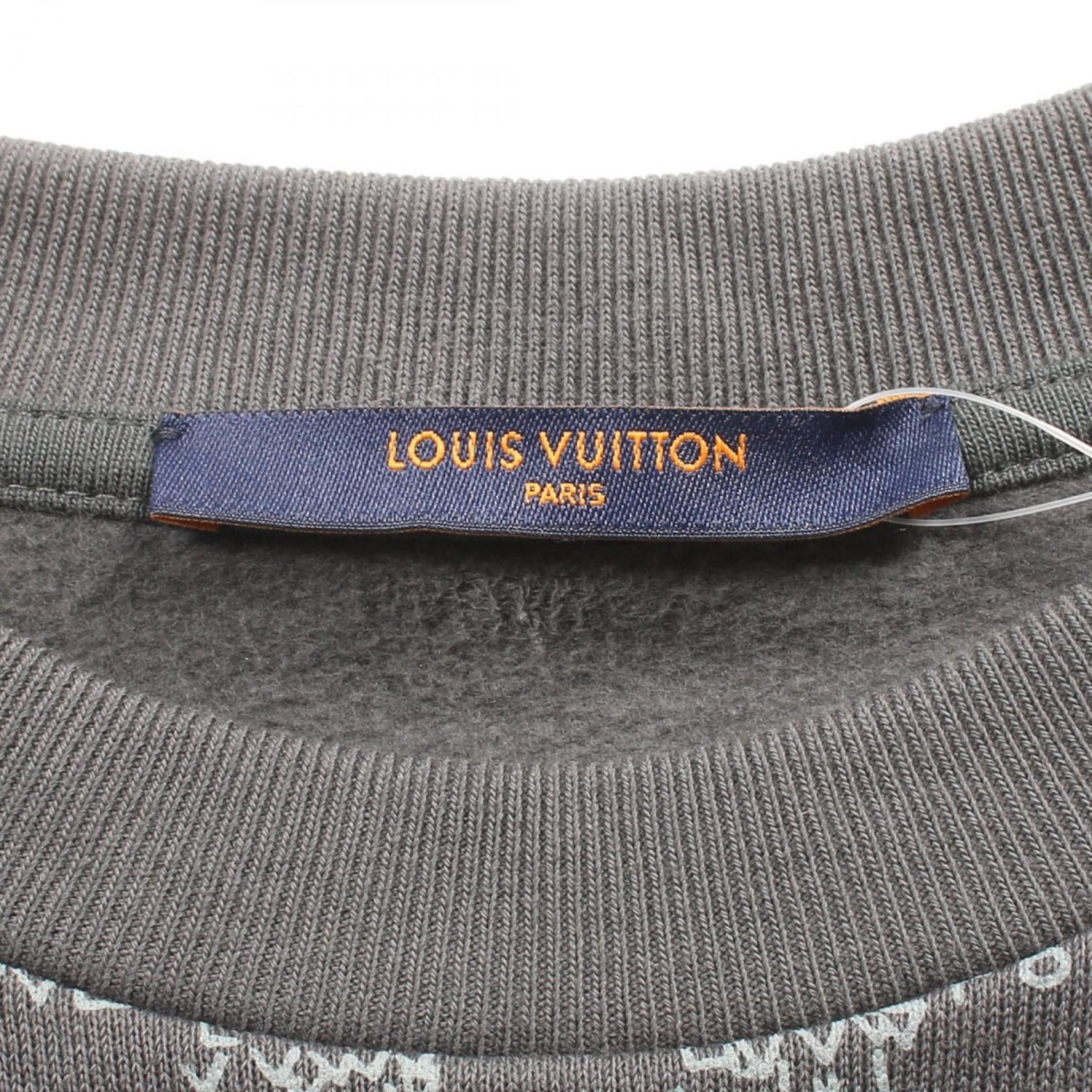 Louis Vuitton Damier Spread Printed Gres Gray Sweat Rm 222m Ihn Hny 11w