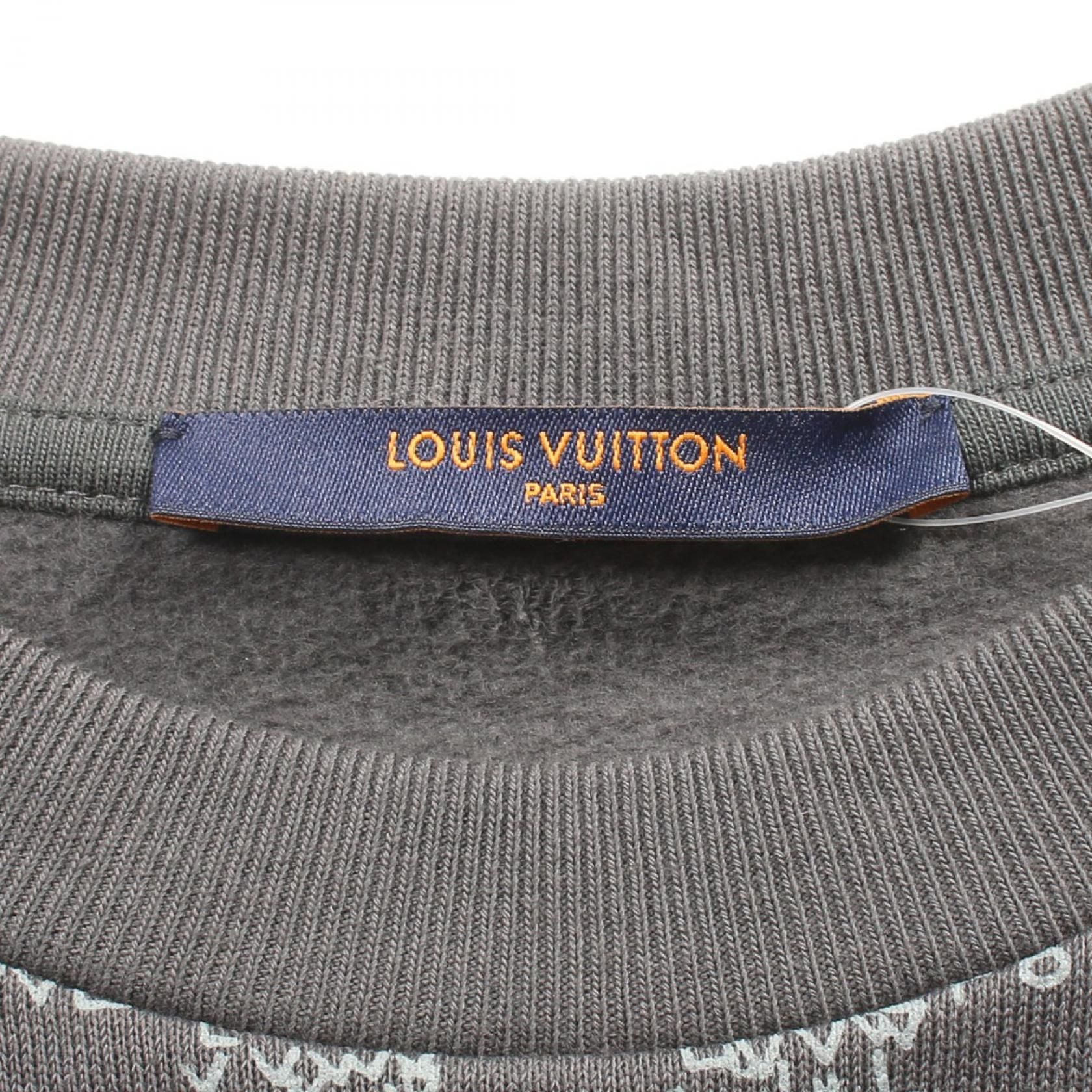 Louis Vuitton Damier Spread Printed Gres Gray Sweat Rm 222m Ihn Hny 11w