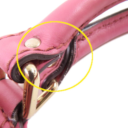 Gucci Cowhide Leather Sukey Tote Bag Golden Shoulder Back Bag Deep Powder Red Shoulder Bag Pink Calfskin (cowhide