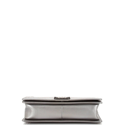 Chanel Boy Flap Bag Quilted Caviar New Medium