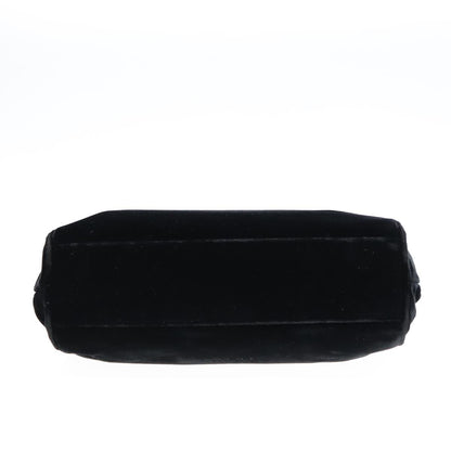 Prada Shoulder Bag Velor Black Auth