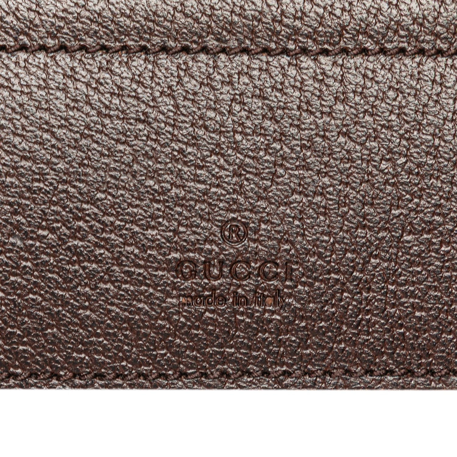 Gucci GG Canvas Web Double Pocket Belt Bag Brown