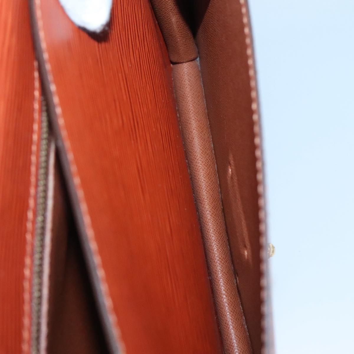 Louis Vuitton Epi Monceau 28 Hand Bag Brown M 52123 Lv Auth