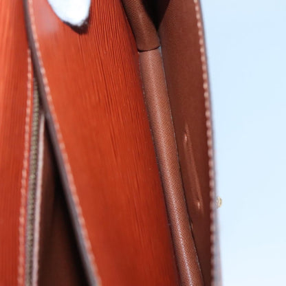 Louis Vuitton Epi Monceau 28 Hand Bag Brown M 52123 Lv Auth