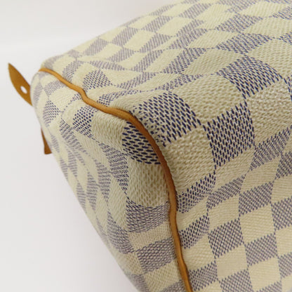 Louis Vuitton Speedy 30 Gold Handmade Bag White Handbag