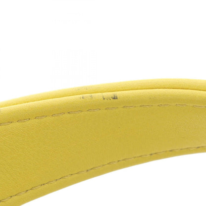 Chanel Yellow Boy Small Chevron V Stitch Shoulder Bag Lambskin (sheep Leather) A 67085