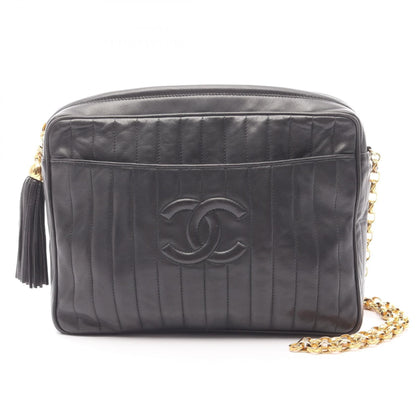Chanel Gray Mademoiselle Shoulder Bag Lambskin (sheep Leather)