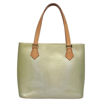 Louis Vuitton Vernis Houston Hand Bag Gris M 91053 Lv Auth
