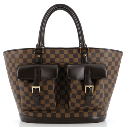 Louis Vuitton Manosque Handbag Damier Gm