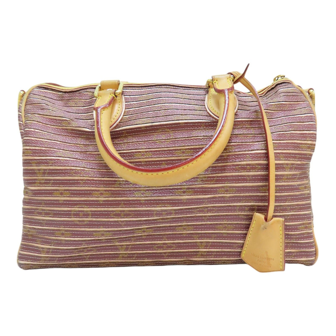 Louis Vuitton Speedy Bandouliere 30 Monogram Eden Peach Shoulder Handbag M 40357