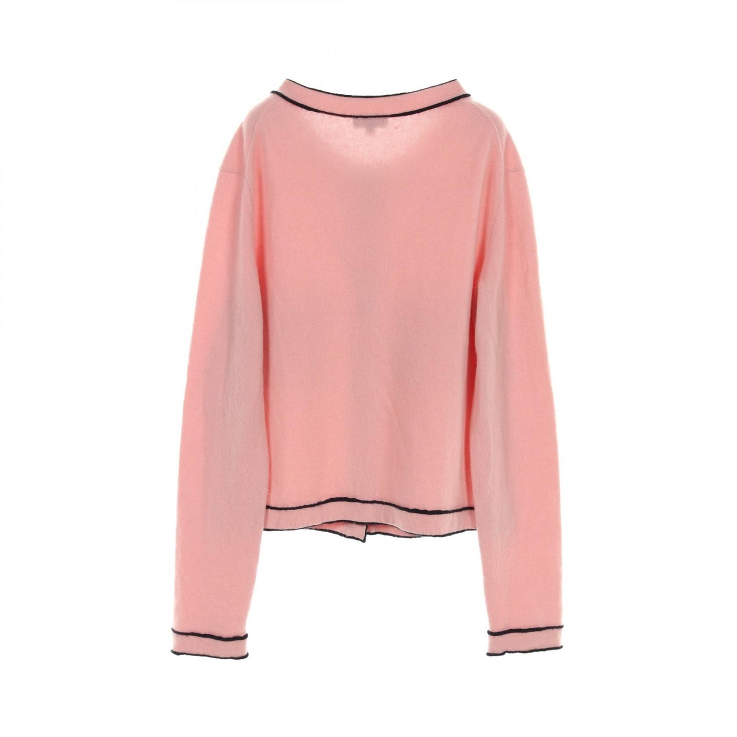 Chanel Pink Navy No 5 Cardigan Cashmere P 70793k 10084