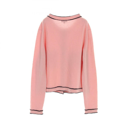 Chanel Pink Navy No 5 Cardigan Cashmere P 70793k 10084