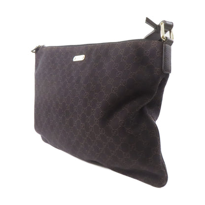 Gucci Canvas Shoulder Bag Brown Gg Canvas 190628