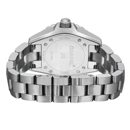 Chanel J12 Chromatic 33mm Titanium Ceramic Grey Dial Ladies Quartz Watch H2978