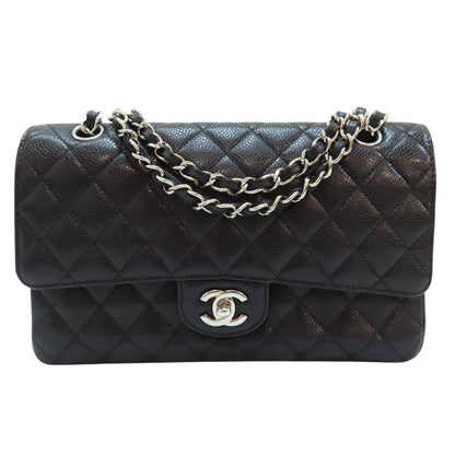 Chanel Matelasse Coco 25 Chain Shoulder Bag Calfskin Black Silver (no Card)