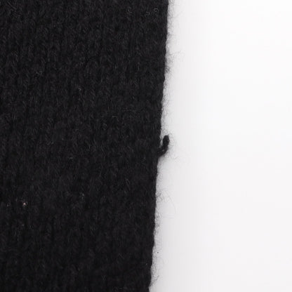 Chanel Black Coco Mark Scarf Other Cashmere