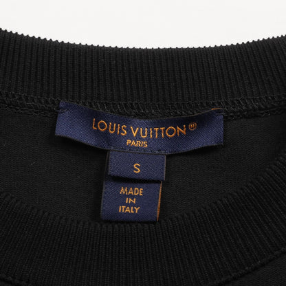 Louis Vuitton Studded Lv Sweater Black Sweat Rw 251wa Fed Fsjt 95