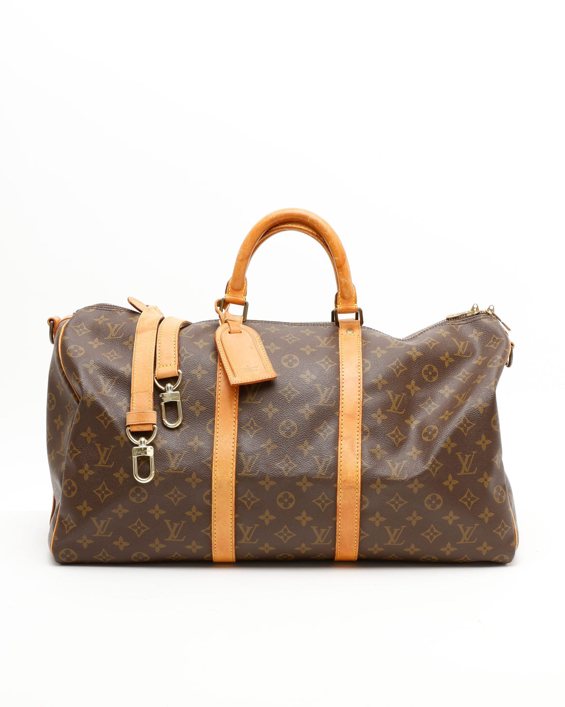 Louis Vuitton Monogram Keepall Bandoliered 50 Weekend Bag