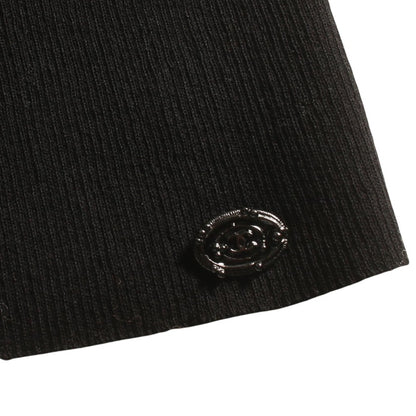 Chanel Black T-shirt Cotton Nylon P 35209k 02068